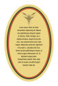 Wheat Oval2 Beer Labels